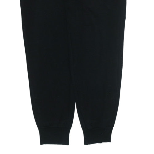 Puma Men's Black Jogger Trousers L Regular Fit Elastic Waist
