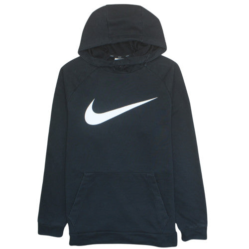 Nike Men's Black Pullover Hoodie M Dri-Fit Fleece Sweatshirt