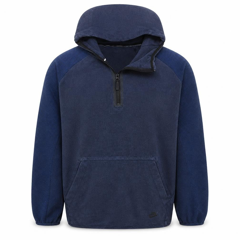Nike Men's Blue XL 1/2 Zip Fleece Hoodie
