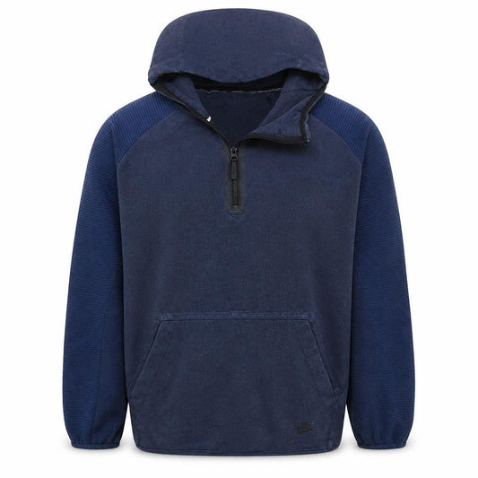 Nike Men's Blue XL 1/2 Zip Fleece Hoodie