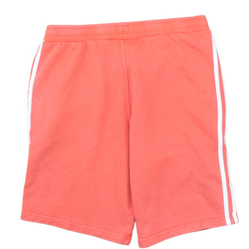 Adidas Mens Coral Orange Athletic Sweat Shorts Size M