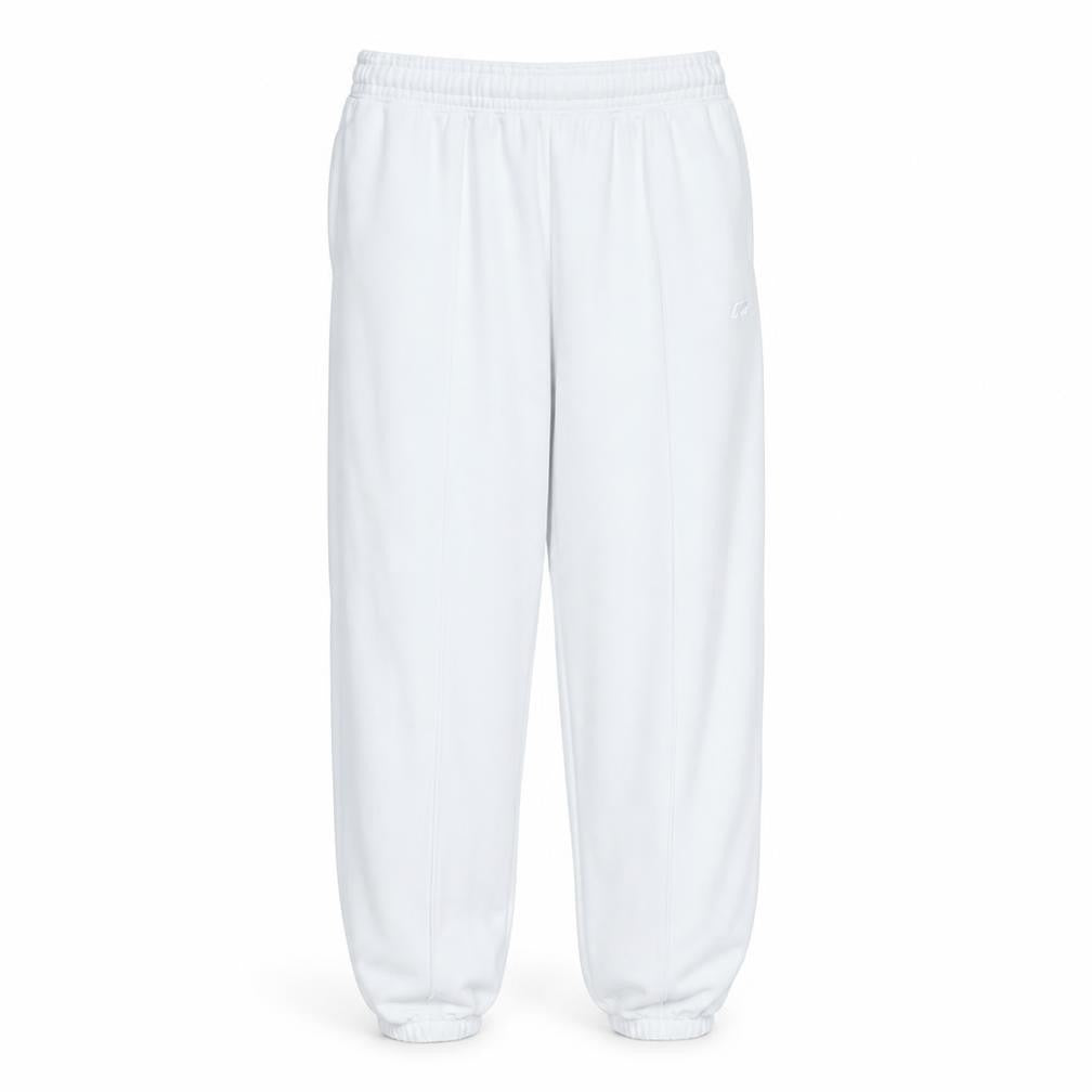 Nike Womens White Sweatpants M Elastic Waist Jogger Trousers