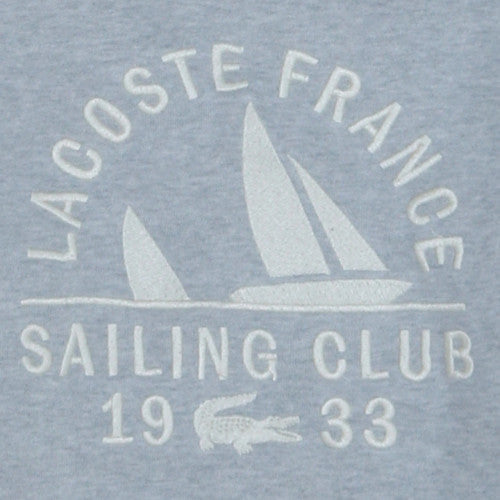 Lacoste Womens Grey Sailing Club Crew Neck Sweatshirt Size 12