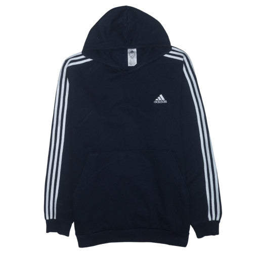 Adidas Men's Navy Hoodie 2XL Pullover Classic Logo Sportswear