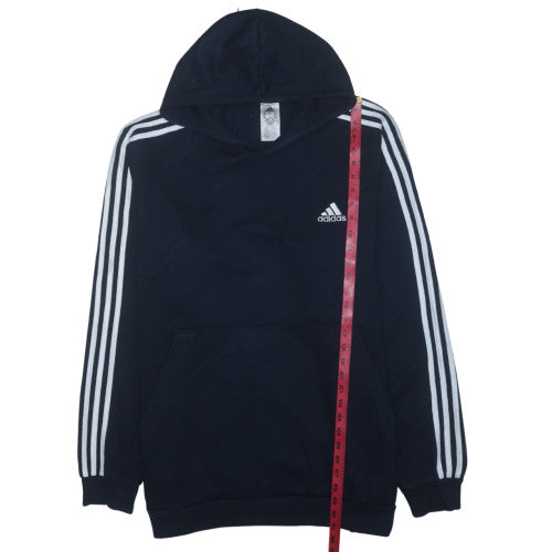 Adidas Men's Navy Hoodie 2XL Pullover Classic Logo Sportswear