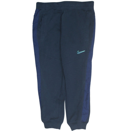 Nike Men’s Blue Fleece Joggers M Tapered Fit Sweatpants