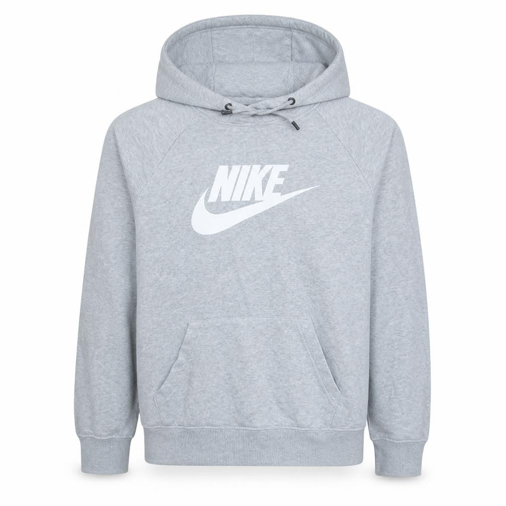 Nike Men's Grey Pullover Hoodie M Regular Fit Sportswear