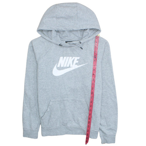 Nike Men's Grey Pullover Hoodie M Regular Fit Sportswear