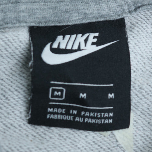 Nike Men's Grey Pullover Hoodie M Regular Fit Sportswear