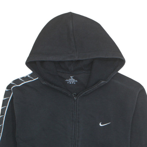 Nike Men's Black XL Full Zip Hoodie Cotton Sportswear