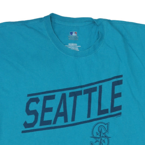 MLB Genuine Merchandise Men's Blue Seattle Mariners XXL Graphic T-Shirt