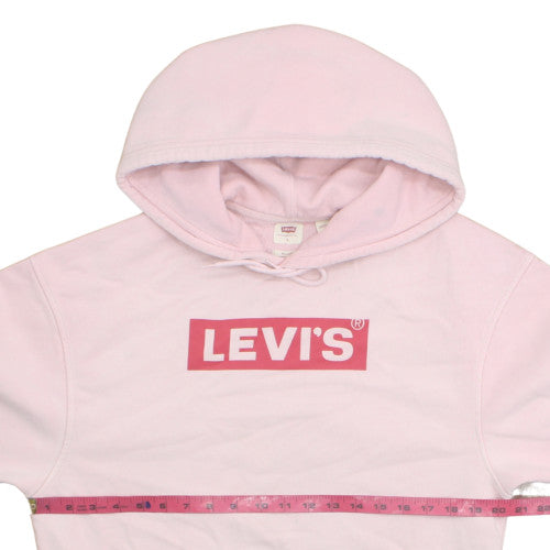 Levi’s Women’s Pink Relaxed Pullover Hoodie Small