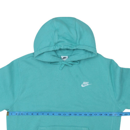 Nike Womens Teal Pullover Hoodie Medium Cotton Blend Casual