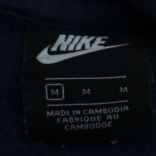 Nike Men's Blue Pullover Hoodie Sweatshirt M Regular Fleece Sports