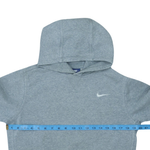 Nike Boys Grey Pullover Hoodie XL 13-15 Years Cotton Blend Sweatshirt