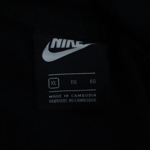 Nike Womens Black XL Pullover Hoodie with Logo Raglan Sleeves