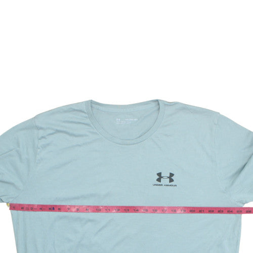 Under Armour Men's Blue 2XL Loose Fit Short Sleeve Crew Neck T-Shirt