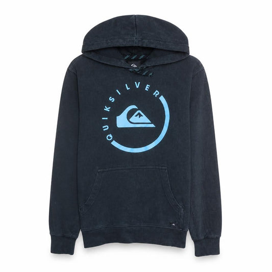 Quiksilver Men’s Black Pullover Hoodie Small Regular Fit Surf Style