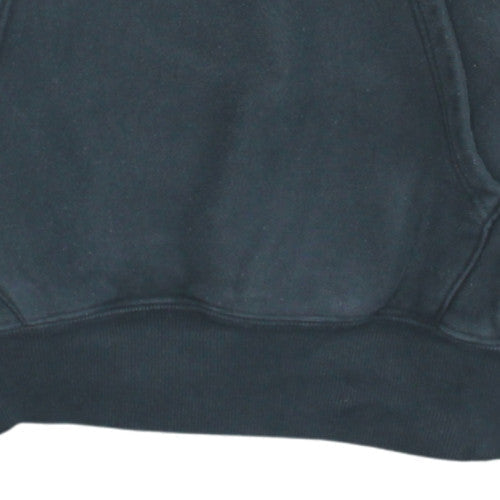 Champion Mens Black XS Fleece Hooded Sweatshirt Pullover