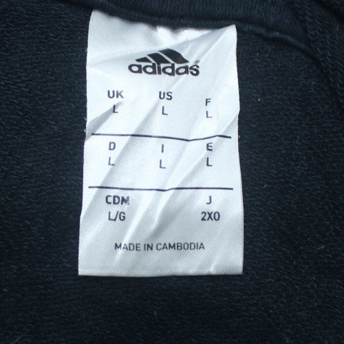 Adidas Men's Black Brooklyn Pullover Hoodie Size L Sportswear