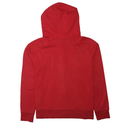 GAP Men Red Full Zip Hoodie XL Fleece Sweatshirt Logo