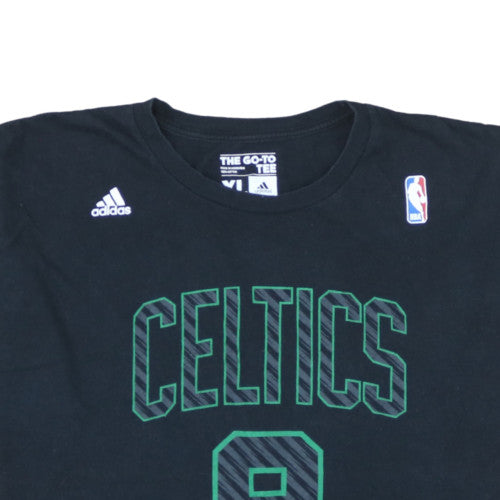 Adidas Men's Black Boston Celtics Rondo #9 Graphic T-Shirt XL