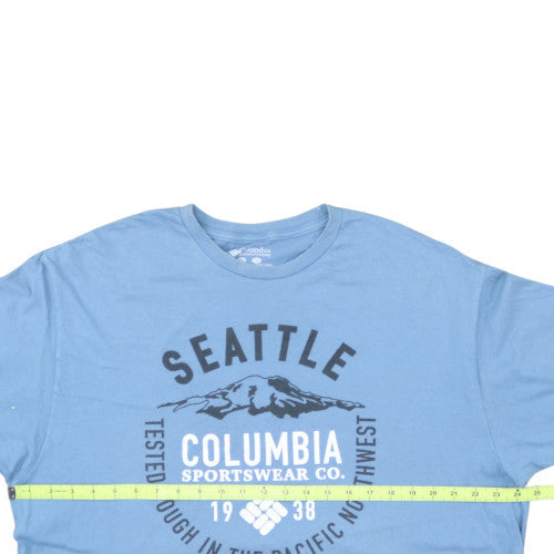 Columbia Men's Blue Seattle Graphic Cotton T-Shirt XXL