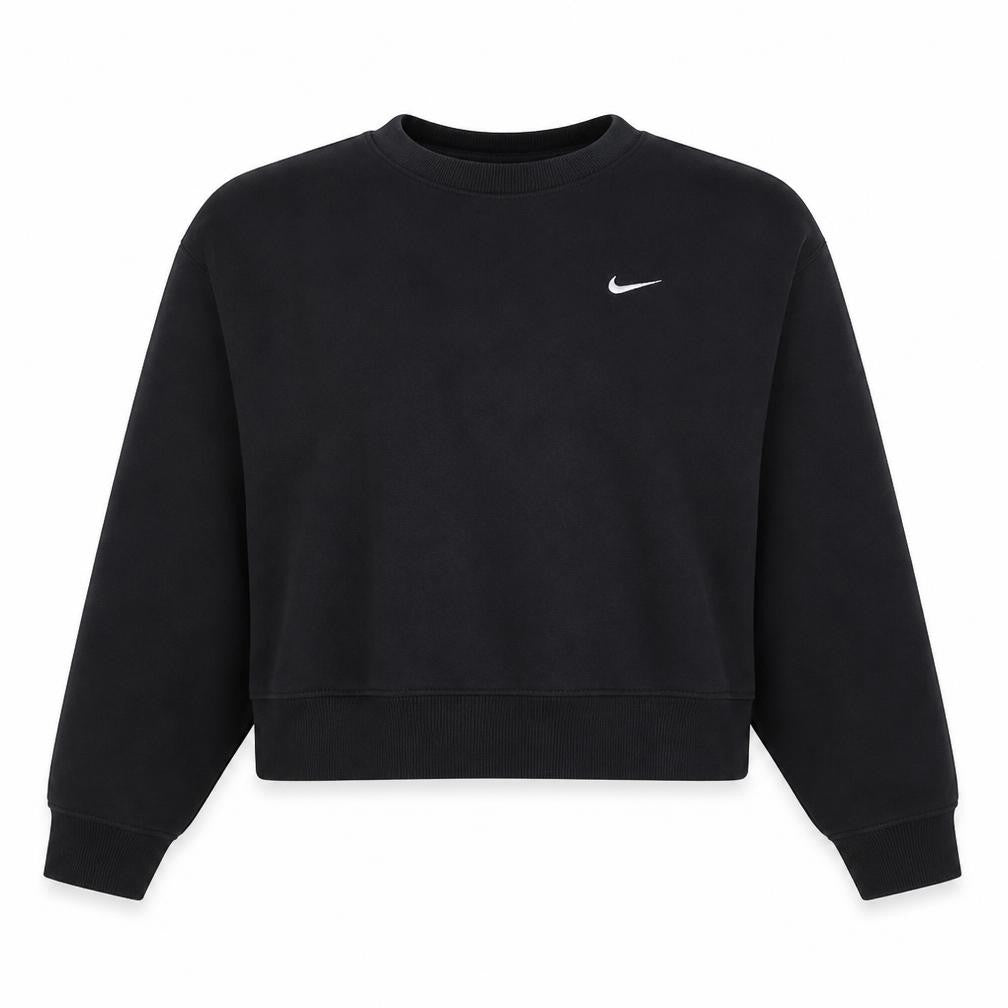 Nike Womens Black XL Pullover Sweatshirt Crew Neck Cotton Blend