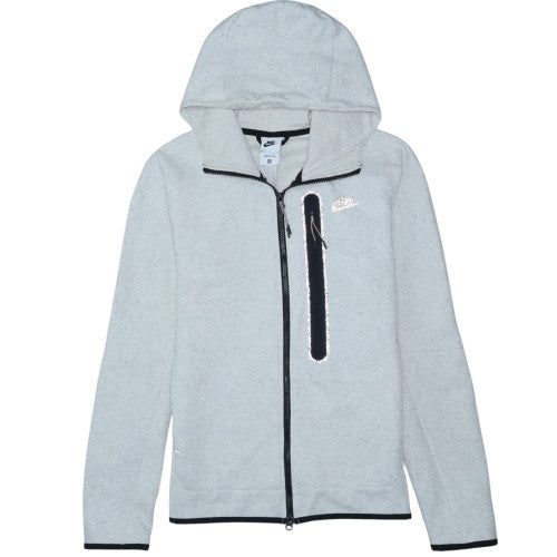 Nike Men's Grey Full Zip Hoodie Size S Fleece Sportswear
