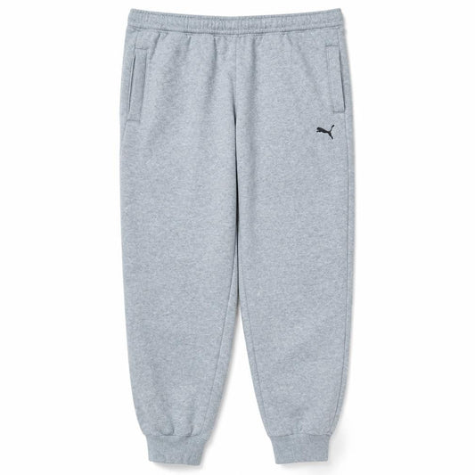 Front view of Puma men’s grey xl sweatpants jogger trousers