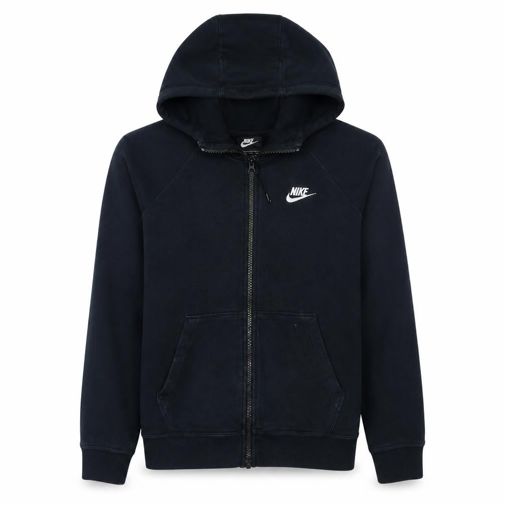 Nike Men's Black Full Zip Hoodie Size S Fleece Sweatshirt