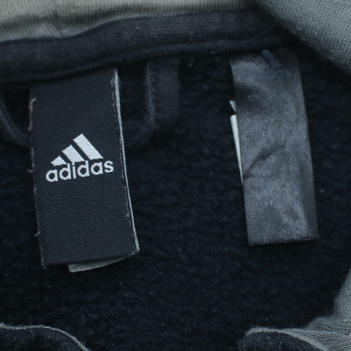 Adidas Men's Black Full Zip Hoodie Size L Sportswear Fleece