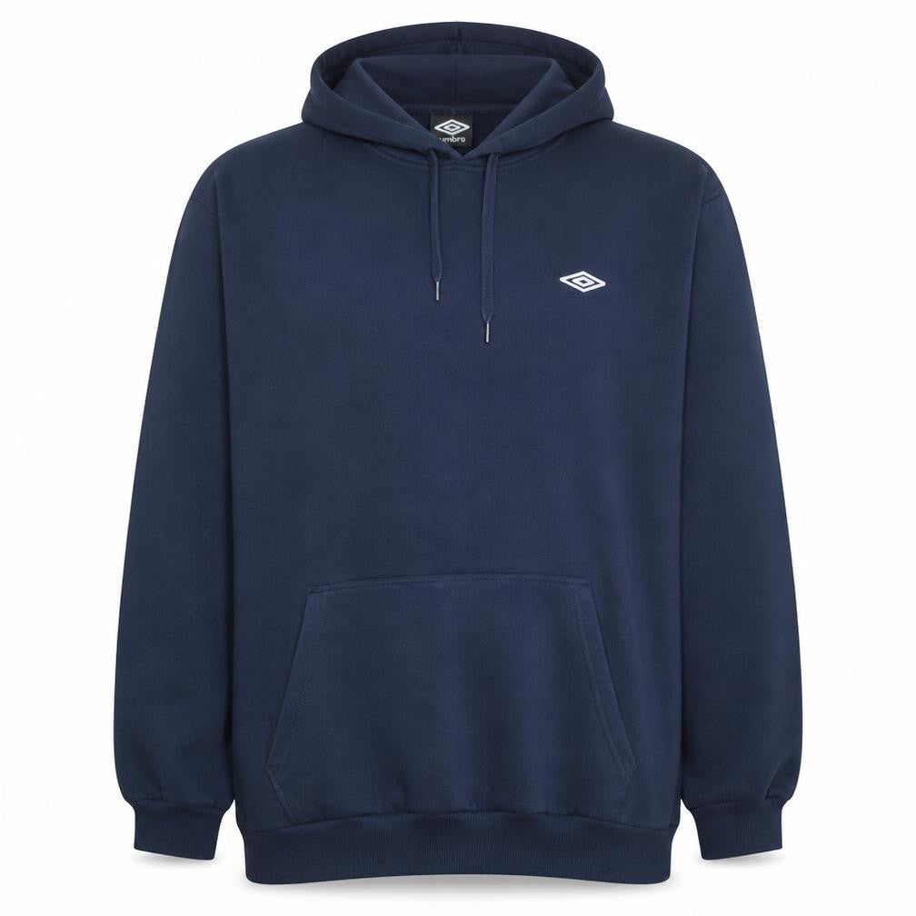 Umbro Men's Navy 3XL Pullover Hoodie Cotton Blend Sweatshirt