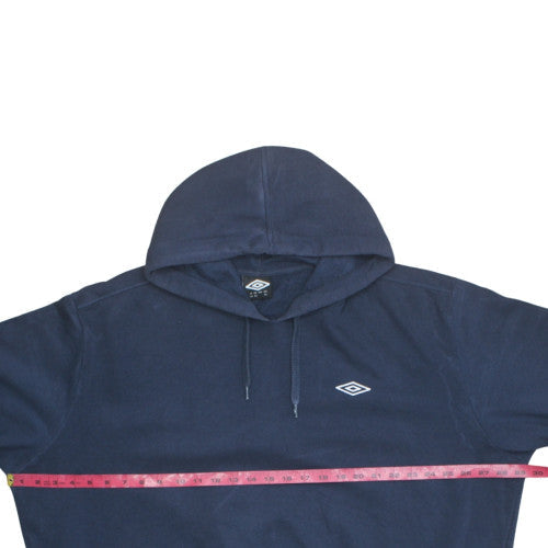 Umbro Men's Navy 3XL Pullover Hoodie Cotton Blend Sweatshirt