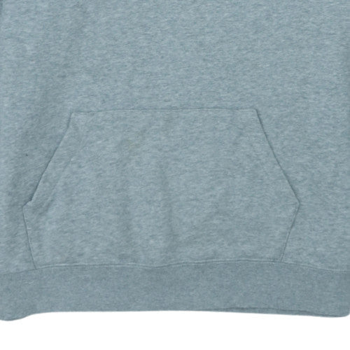 Nike Men’s Grey Pullover Hoodie M Regular Fit Fleece Sports Casual