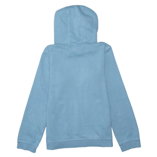 Nike Boys Blue Pullover Hoodie L Cotton Blend Graphic Logo Sweatshirt