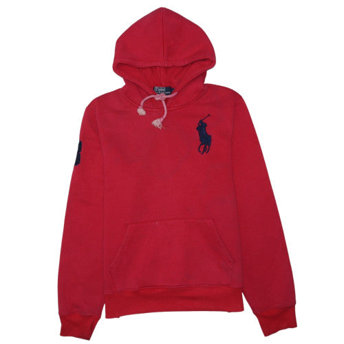 Ralph Lauren Men’s Red XL Pullover Hoodie Classic Fit Fleece