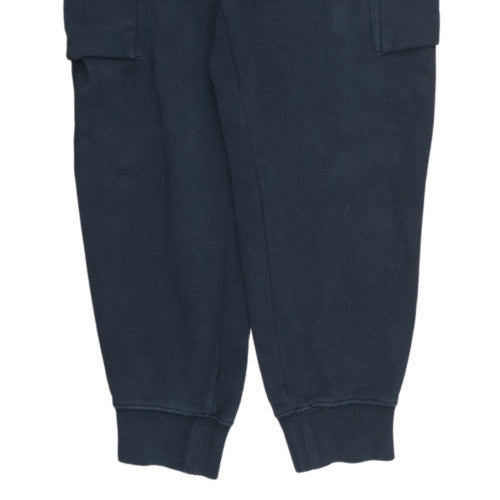Nike Men's Black Cargo Jogger Trousers Size S Fleece Regular Fit