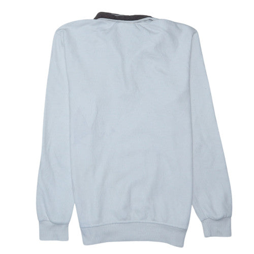 Lacoste Men's White 1/4 Zip Collared Sweatshirt Size M