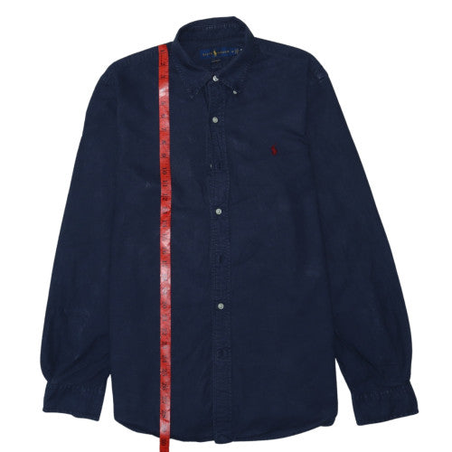 Ralph Lauren Men's Blue Classic Fit Button-Down Shirt M