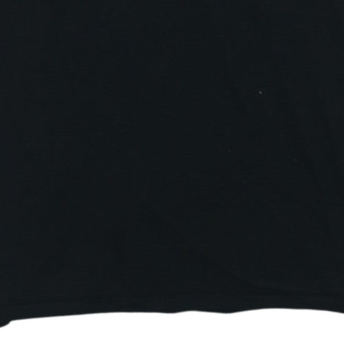 Nike Men's Black Just Do It Graphic Athletic Cut T-Shirt Size L