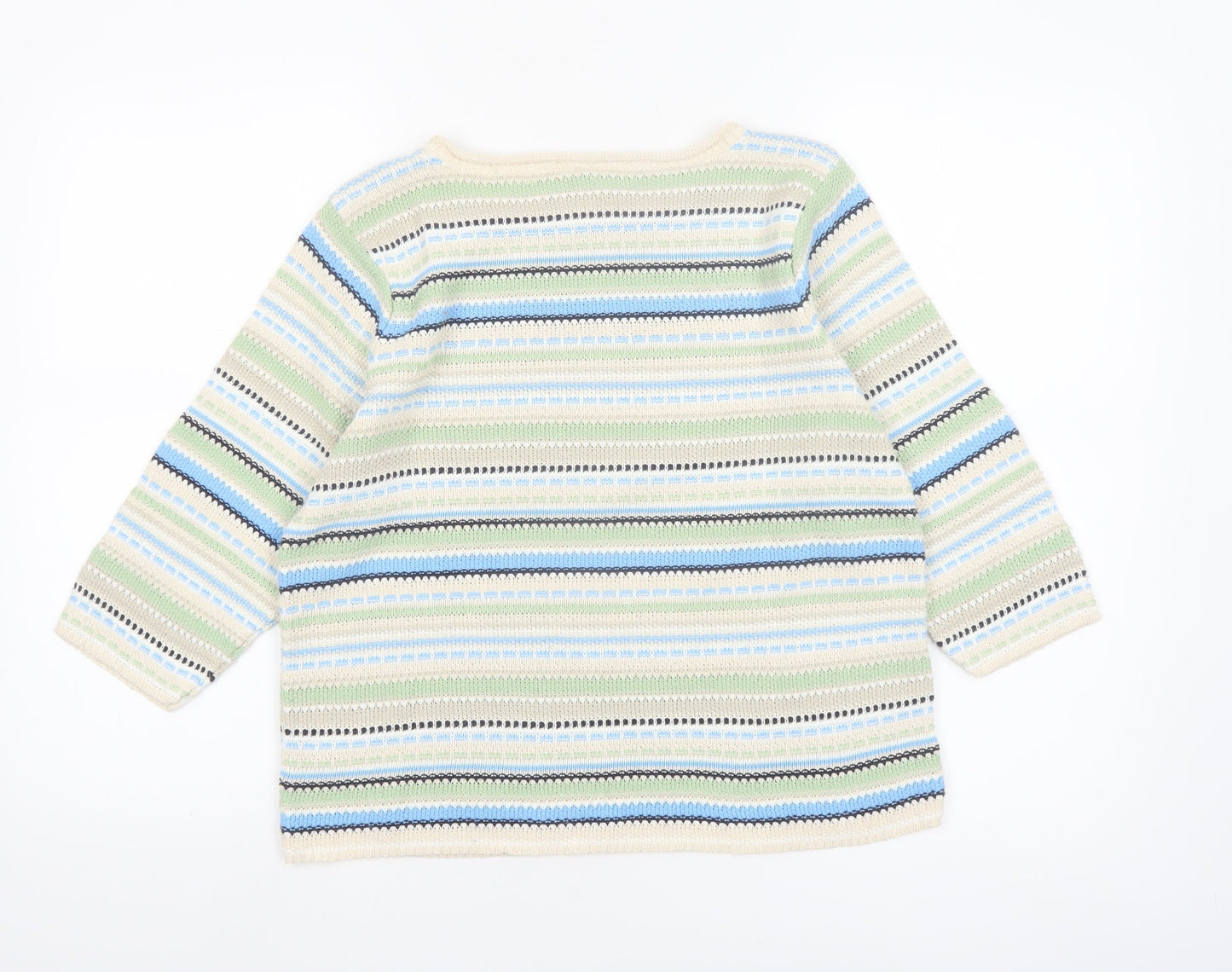 Classic Elements Women's Multicoloured L Knit Pullover Jumper