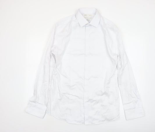 Marks and Spencer Men's White Slim Fit Pure Cotton Dress Shirt 15.5in