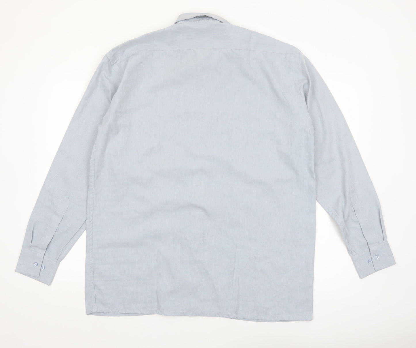 Redox Men's Blue XL Long Sleeve Button-Up Cotton Shirt