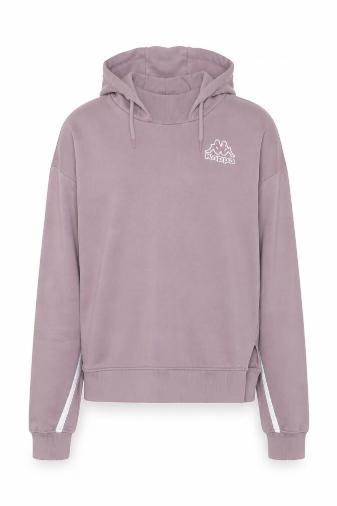 Kappa Women’s Mauve Hoodie Large Pullover Casual Hooded Sweatshirt