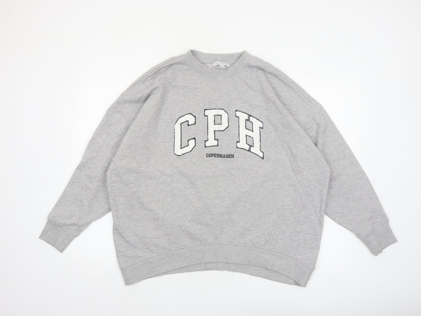 Next Women Grey CPH Copenhagen Pullover Sweatshirt Size L