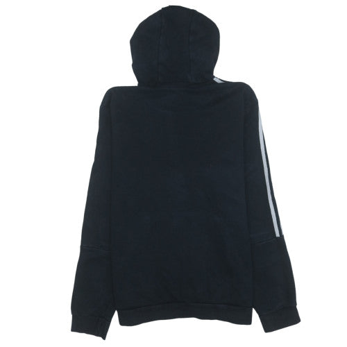 Adidas Men's Black Pullover Hoodie Size M Fleece Sportswear