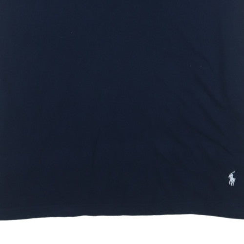 Ralph Lauren Men's Blue M Classic Fit Cotton Crew Neck T-Shirt