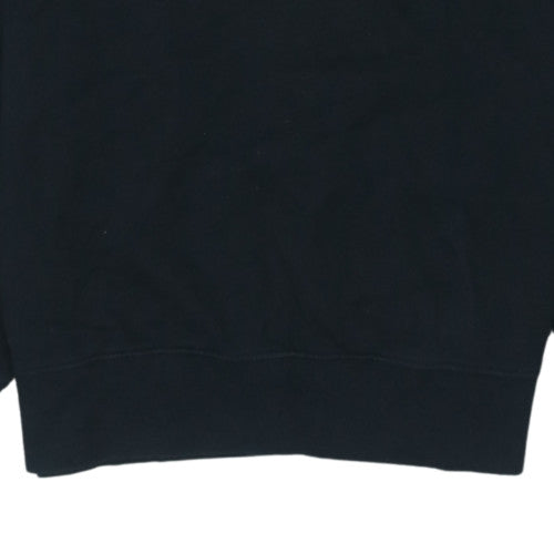 Nike Men's Black Small Classic Crew Neck Sweatshirt