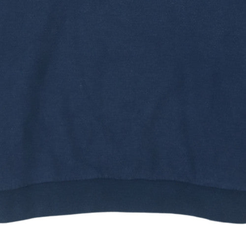 Lacoste Men's Blue 2XL Crew Neck Cotton Pullover Sweatshirt